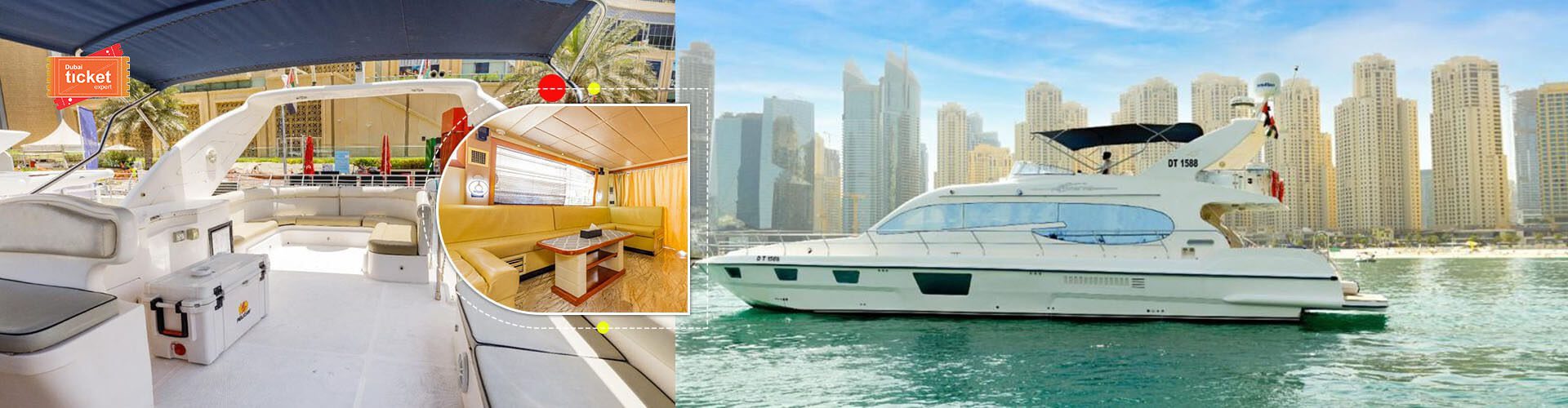 1 Hour Yacht Rental Dubai