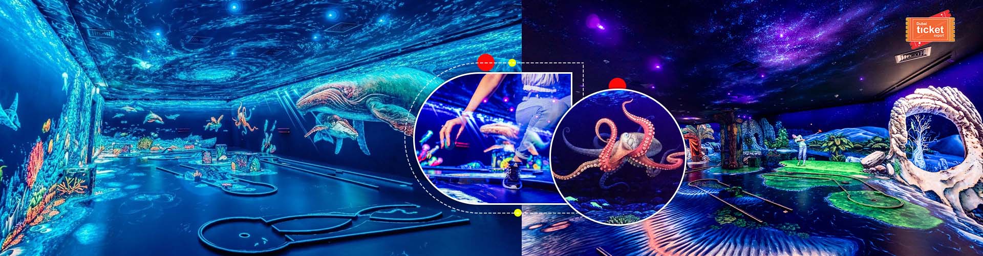 3D Blacklight Minigolf Dubai