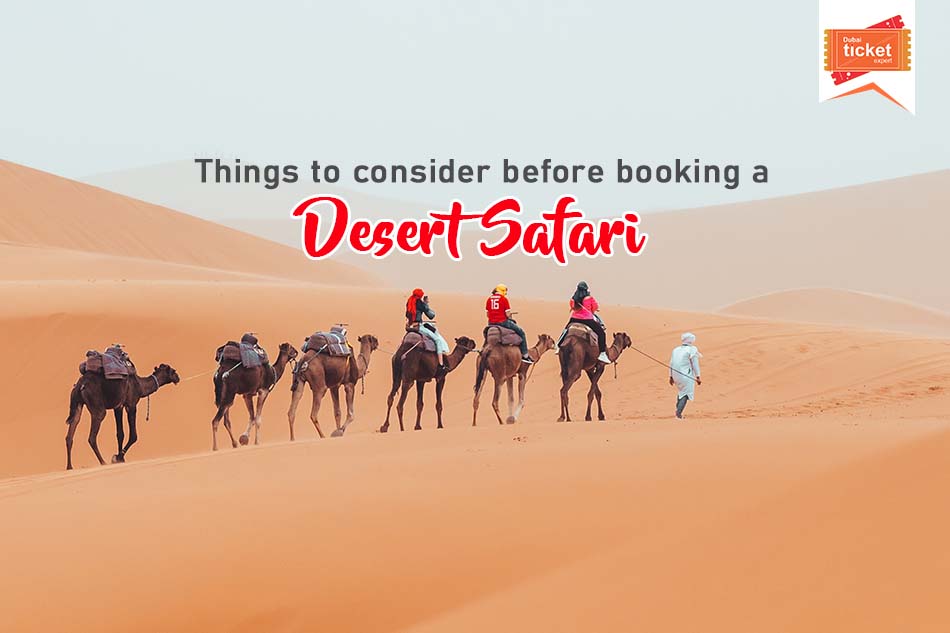 Before Booking a Desert Safari Tour Consider These Things