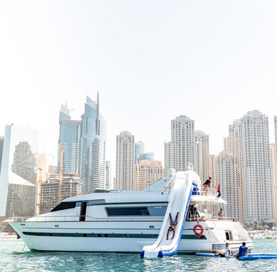 Enjoy Yacht Ride and Slide with Breakfast