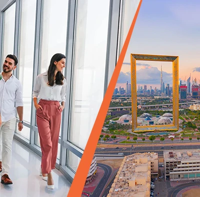 Burj Khalifa at the top and Dubai Frame – Combo Tickets