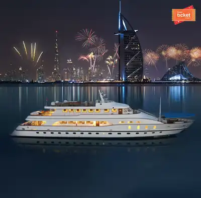 NYE Yacht Party with Burj Al Arab Fireworks