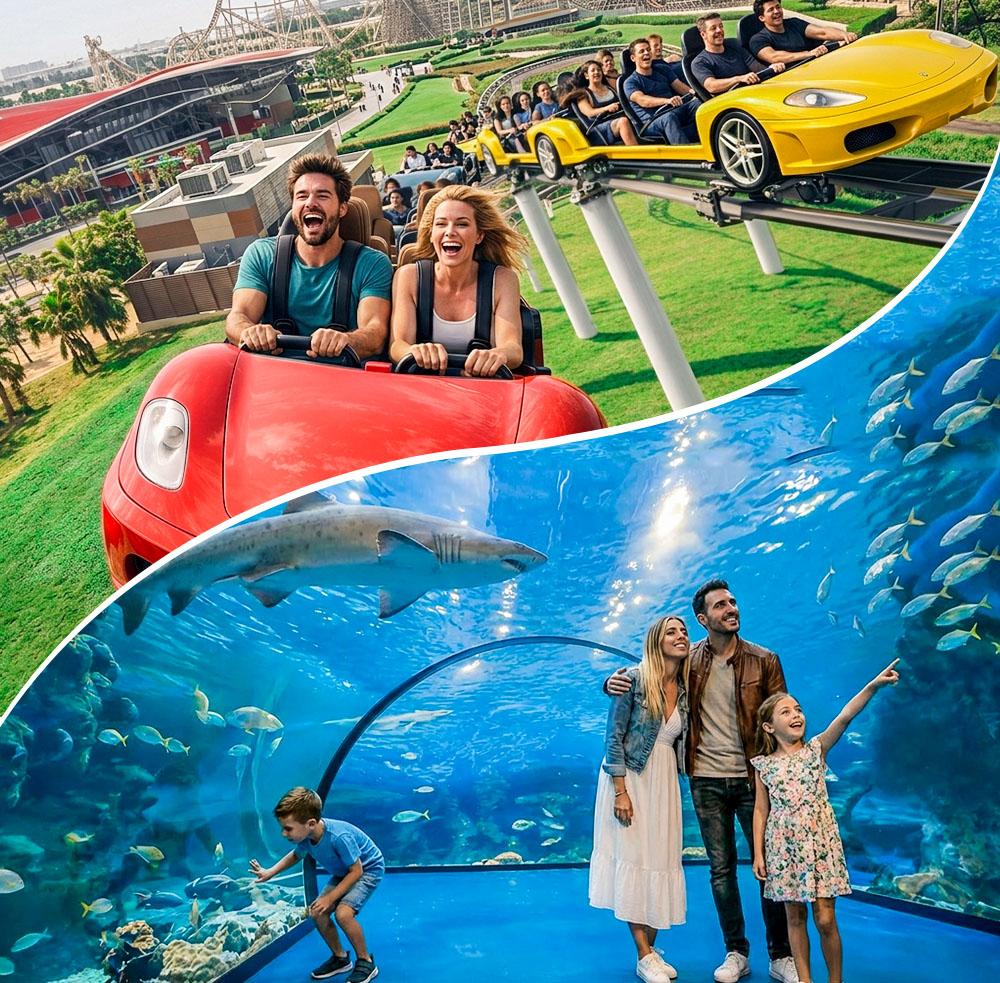 Ferrari World and National Aquarium Abu Dhabi Combo Tickets