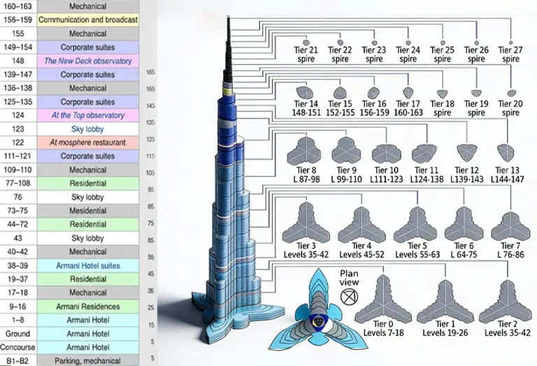 what makes burj khalifa world’s tallest tower